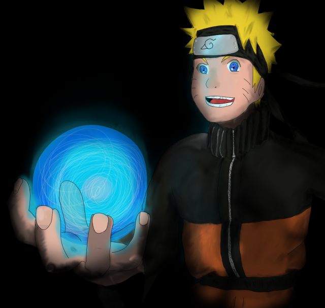 Naruto s rasenganom